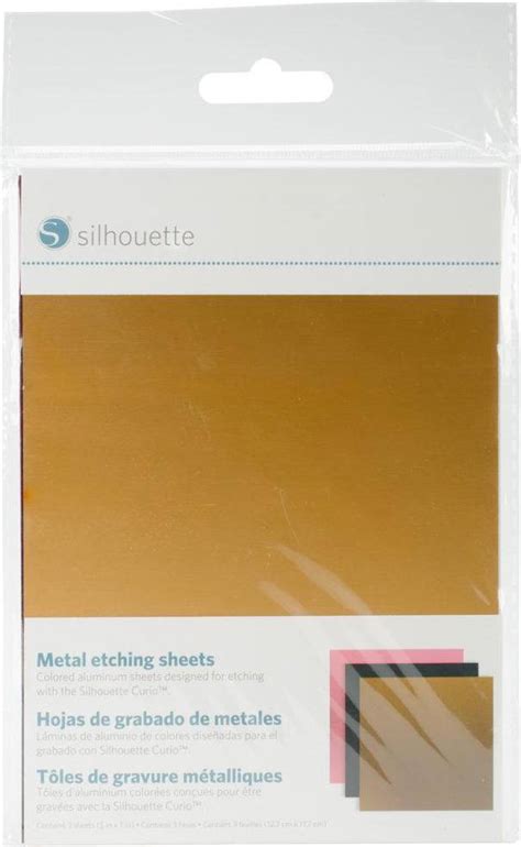 Silhouette Curio Metal Etching Sheets 